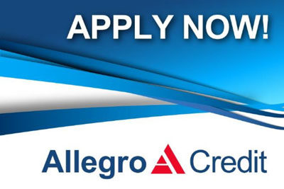 Financing with Allegro Credit - Apply Now